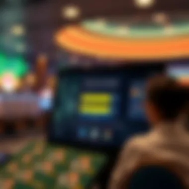 Digital Access Interface at Casino Resorts Modern digital interface for user access at casino resorts