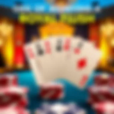 Odds of Achieving a Royal Flush An infographic displaying the odds of achieving a royal flush in poker.