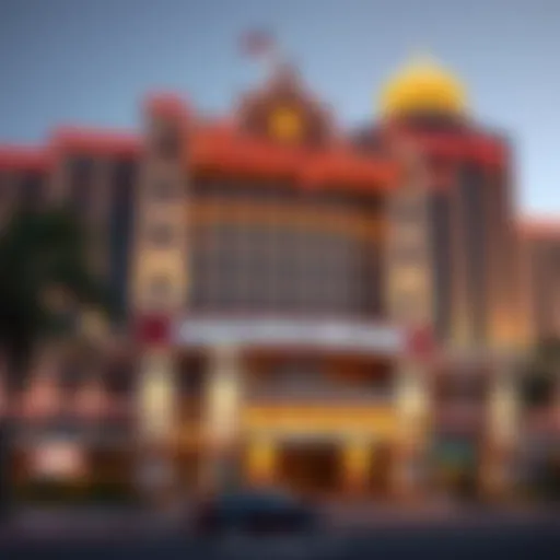 Exterior view of Victoryland Casino Hotel showcasing its impressive architecture