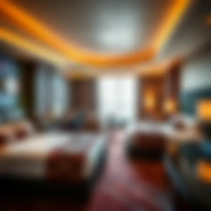 Luxurious Accommodations at Victoryland Luxurious guest room with modern amenities at Victoryland Casino Hotel