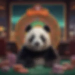 A captivating view of Wild Panda Casino's homepage showcasing its vibrant design and layout.
