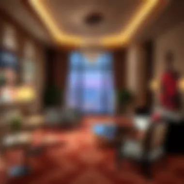 Opulent Suite at Wynn Palace Luxurious suite interior at Wynn Palace